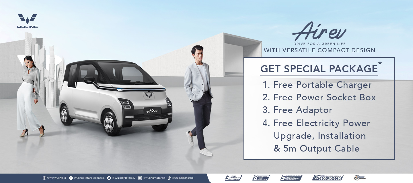 Launching Wuling Air ev di 5 Kota di Indonesia!